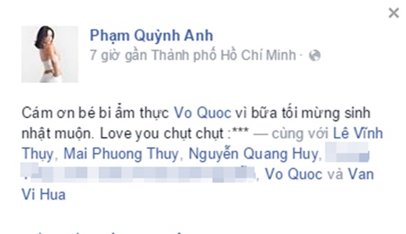 Phạm Quỳnh Anh sinh con thứ 3 bạn trai bí mật túc trực  Báo Dân trí