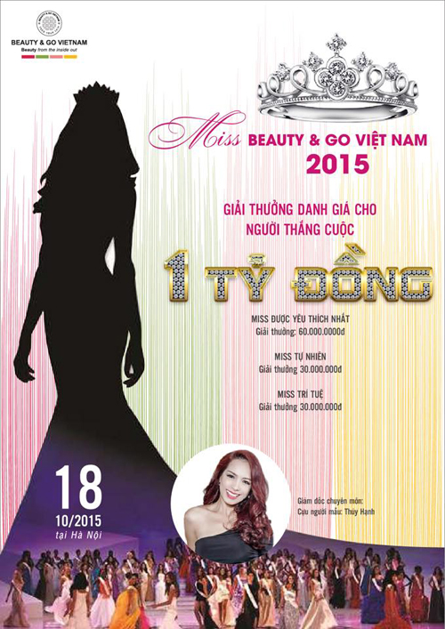 Miss Beauty & Go Việt Nam 2015, Nước uống làm đẹp Beauty & Go, Beauty & Go