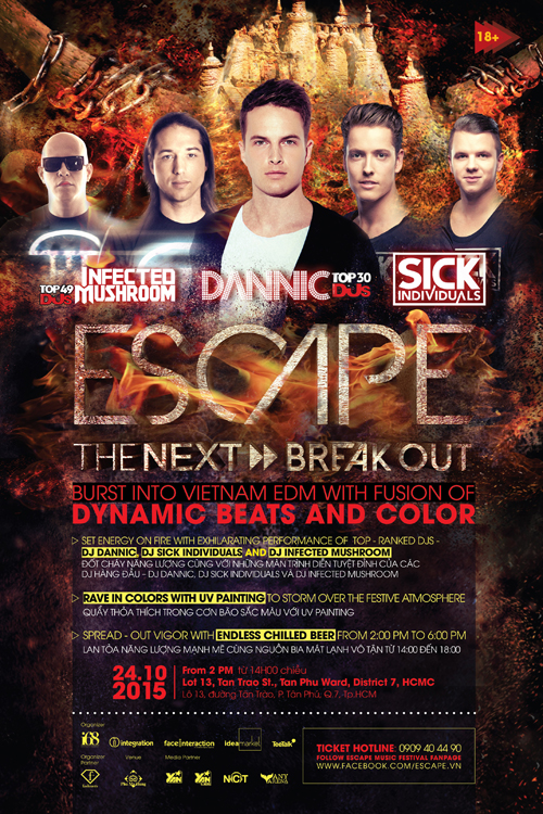 Escape Halloween 2015, The Next Break Out, Lễ hội âm nhạc
