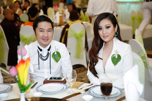 Bầu Hoà, Sao Việt, Bầu Hòa tham dự sinh nhật chay