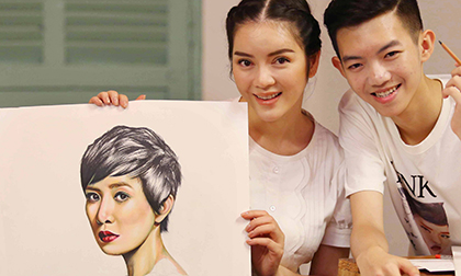 Nhà hàng Làng Nghệ, Khắc Tiệp, Ngọc Trinh, Sao việt