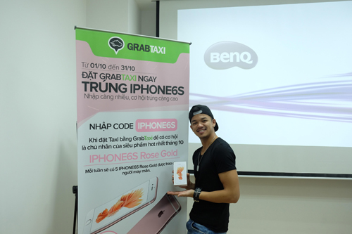Trọng Hiếu Idol, Đặt GrabTaxi ngay - trúng iPhone 6S, Sao Việt, Ca sĩ Trọng Hiếu