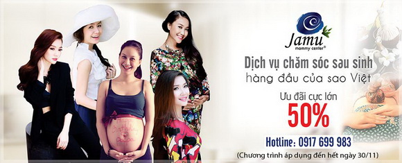 Jamu Mommy Center, Ái Châu, Bà xã Huỳnh Đông, Chăm sóc & làm đẹp sau sinh tại nhà