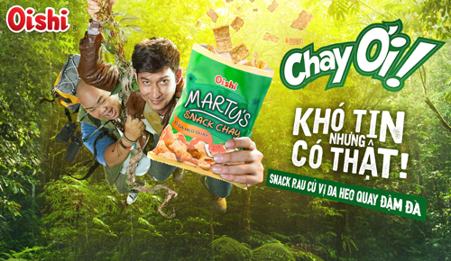 Oishi Marty’s Snack Chay, Oishi chay, Huy Khánh