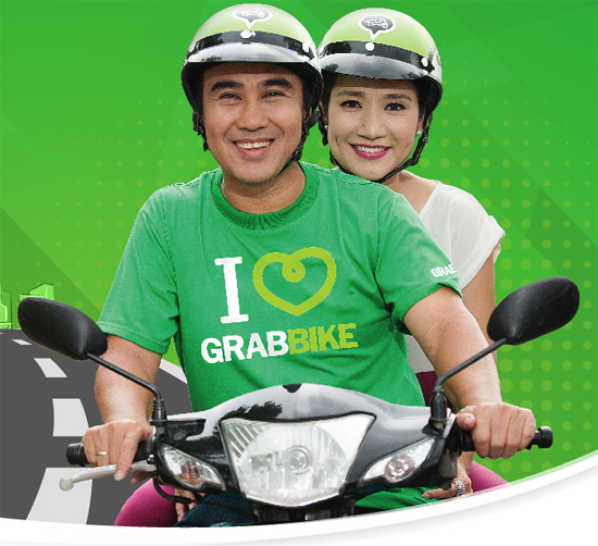 Quyền Linh, GrabBike, GrabBike ở Việt Nam, Sao Việt