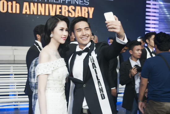Hoa hậu Thu  Vũ, Mr International 2015, Sao Việt