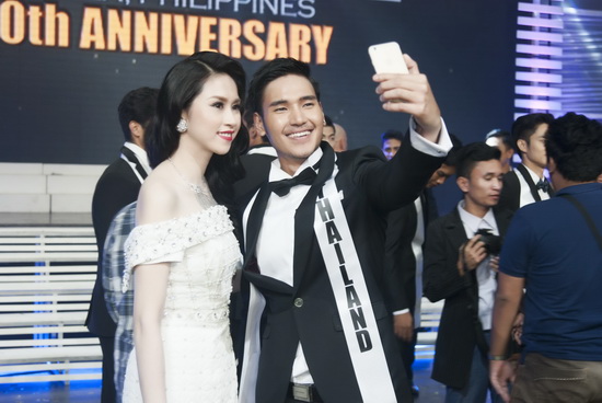 Hoa hậu Thu  Vũ, Mr International 2015, Sao Việt