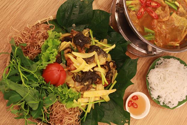 Lẩu ếch măng chua, lẩu cua đồng vị Bắc, Vị Mộc Quán