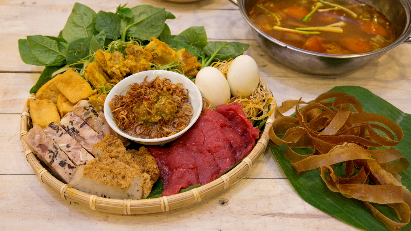 Lẩu ếch măng chua, lẩu cua đồng vị Bắc, Vị Mộc Quán
