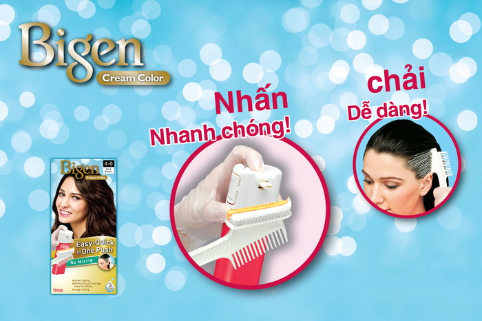 Nhuộm tóc, Nhuộm tóc đúng cách, Bigen One Push