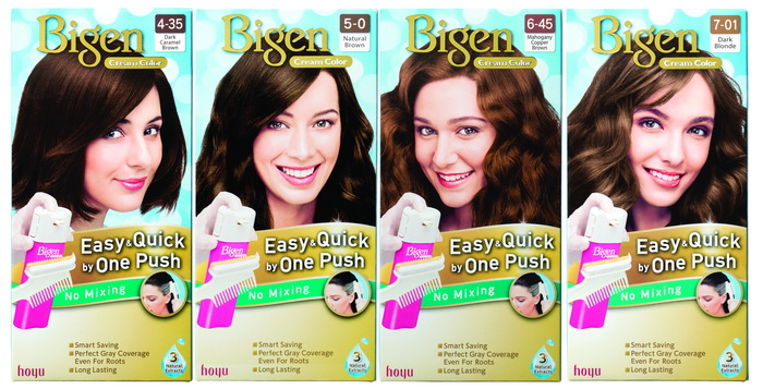 Nhuộm tóc, Nhuộm tóc đúng cách, Bigen One Push