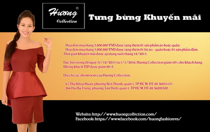 Hương Collection, Thời trang Hương Collection, phong cách thời trang tết dương lịch