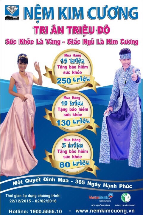 Nệm Kim Cương, Khám bệnh miễn phí 63 tỉnh thành, Tri ân triệu đô