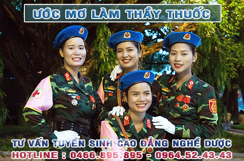 Cao đẳng  nghề số 1 bộ quốc phòng, Trình dược viên, Ngành dược