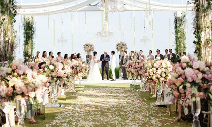 Tiệc cưới mang phong cách Pháp, Khu vườn Le Jardin, Le Jardin Sài Gòn