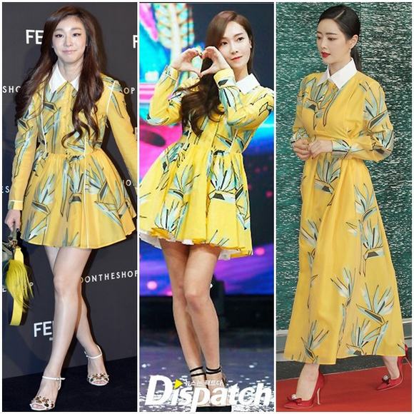 Váy Hàn Quốc đẹp theo phong các của những sao Hàn