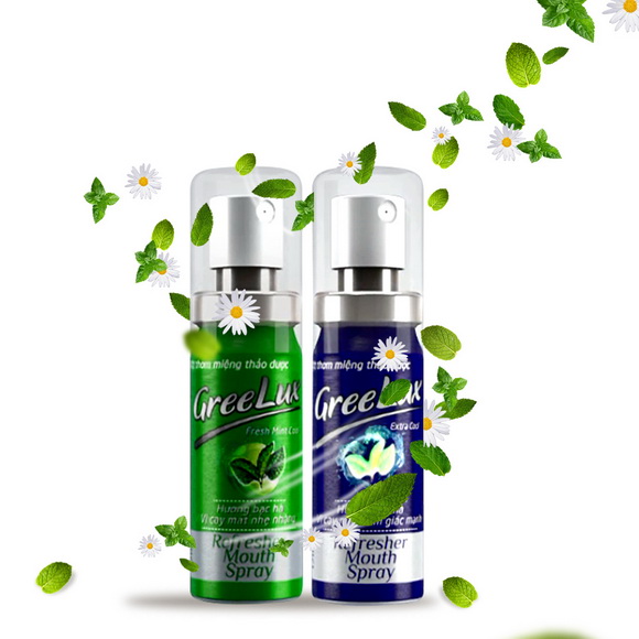 Greelux, xịt thảo dược Greelux, xịt thơm miệng thảo dược