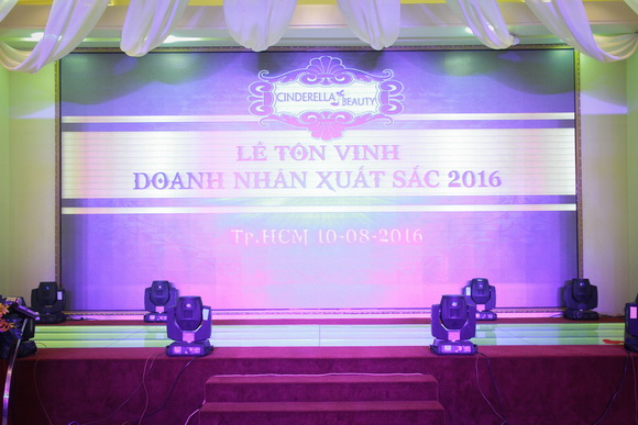 Cinderella beauty, Lễ tôn vinh doanh nhân xuất sắc 2016, Doanh nhân xuất sắc