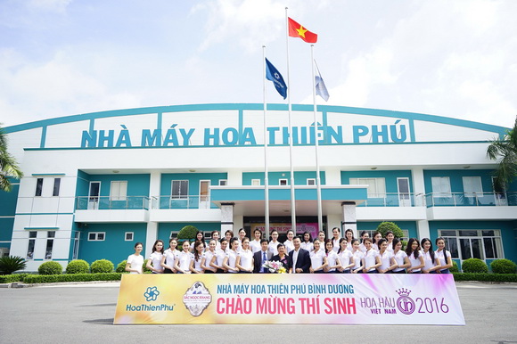Thí sinh Hoa hậu Việt Nam, Sắc Ngọc Khang, Thí sinh Hoa hậu Việt Nam thăm nhà máy Sắc Ngọc Khang