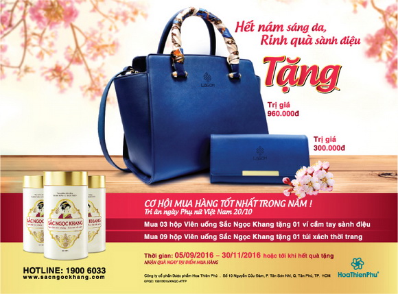 Sắc Ngọc Khang, Viên uống Sắc Ngọc Khang, Sắc Ngọc Khang khuyến mại