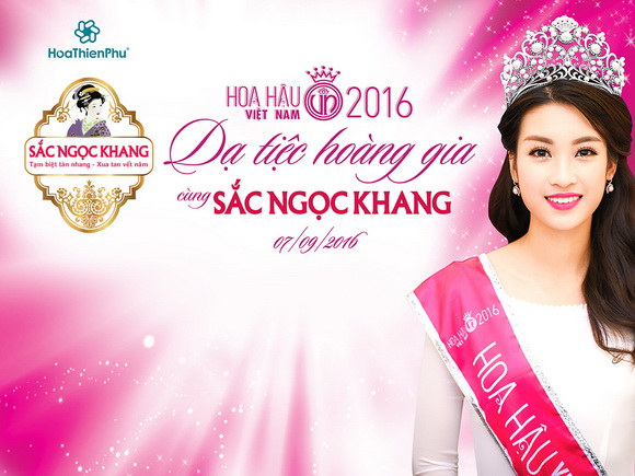 Sắc Ngọc Khang, Dạ tiệc Hoàng gia cùng Sắc Ngọc Khang, Hoa hậu Việt Nam 2016 Đỗ Mỹ Linh