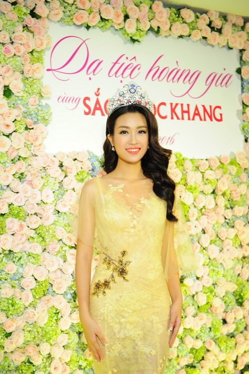 Sắc Ngọc Khang, Hoa hậu Mỹ Linh, Đại sứ thương hiệu Sắc Ngọc Khang