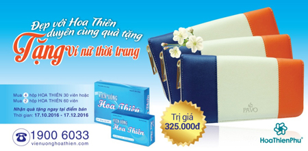 Suy giảm nội tiết tố, Viên uống hoa thiên, suy giảm Estrogen