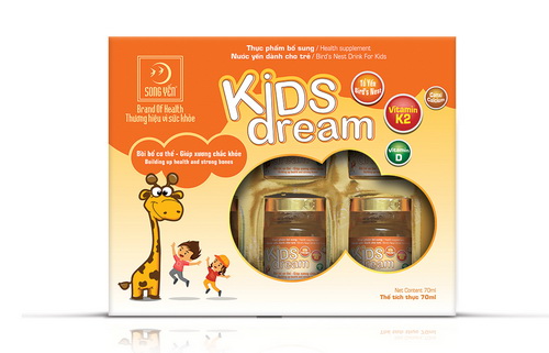 Yến Sào Song Yến, Kids Dream, nước yến dành cho trẻ em