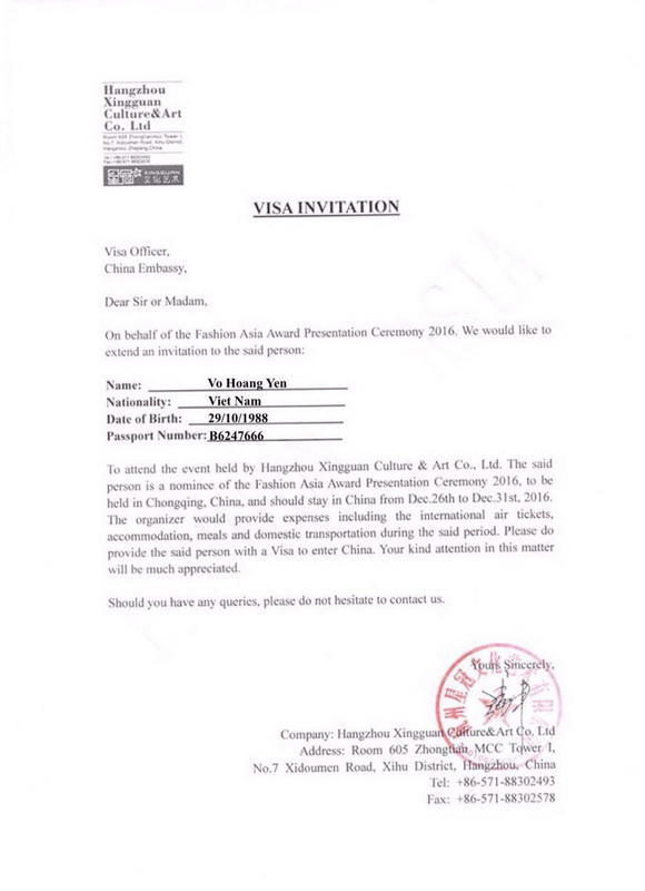 Võ Hoàng Yến, Fashion Asia Award, Ngô Đức Hiển