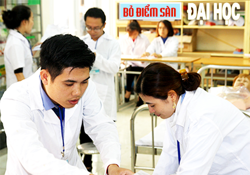 đào tạo Bác sĩ, Bỏ điểm sàn đại học, Cao đẳng y dược