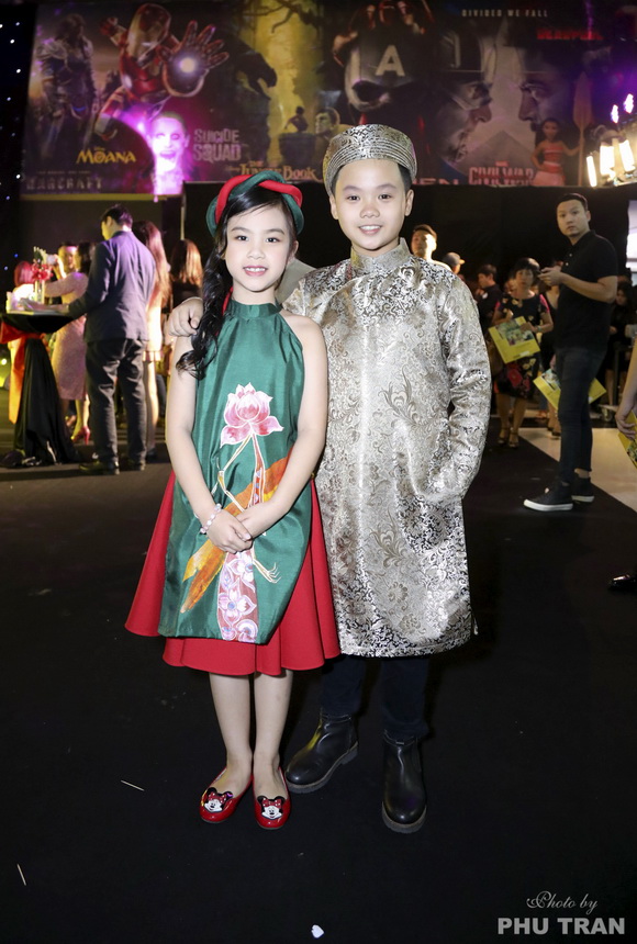 Siêu mẫu nhí Ngọc Anh, Sao Việt, NTK Phương Nguyễn Silk