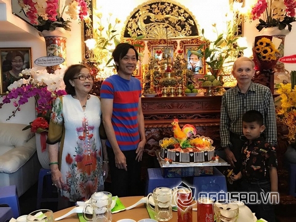 Vợ Chí Tài về nước mừng sinh nhật thứ 48 của Hoài Linh