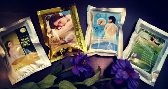Bột cám gạo trà xanh, Thanh lọc làn da, Chăm sóc da