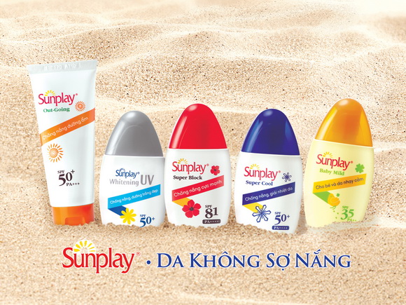 Phạm Hương, Chăm sóc da, Chồng nắng, Kem chống nắng Sunplay