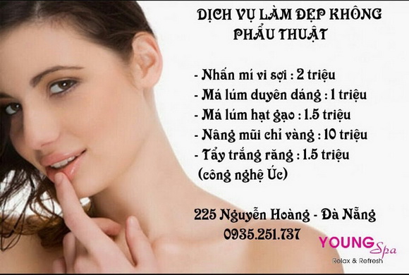 Young spa & clinic, Chăm sóc da, Young spa & clinic for men, Spa uy tín tại Đà Nẵng