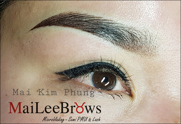 MaileeBrows, Mai Kim Phụng, Xăm phun thẩm mỹ