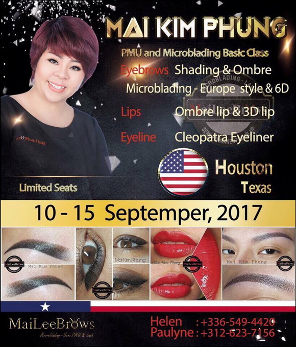 MaileeBrows, Mai Kim Phụng, Xăm phun thẩm mỹ