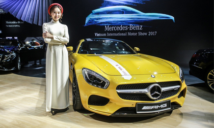 Vietnam Motor Show 2018, Mercedes-Benz, Hoa hậu H’Hen Niê