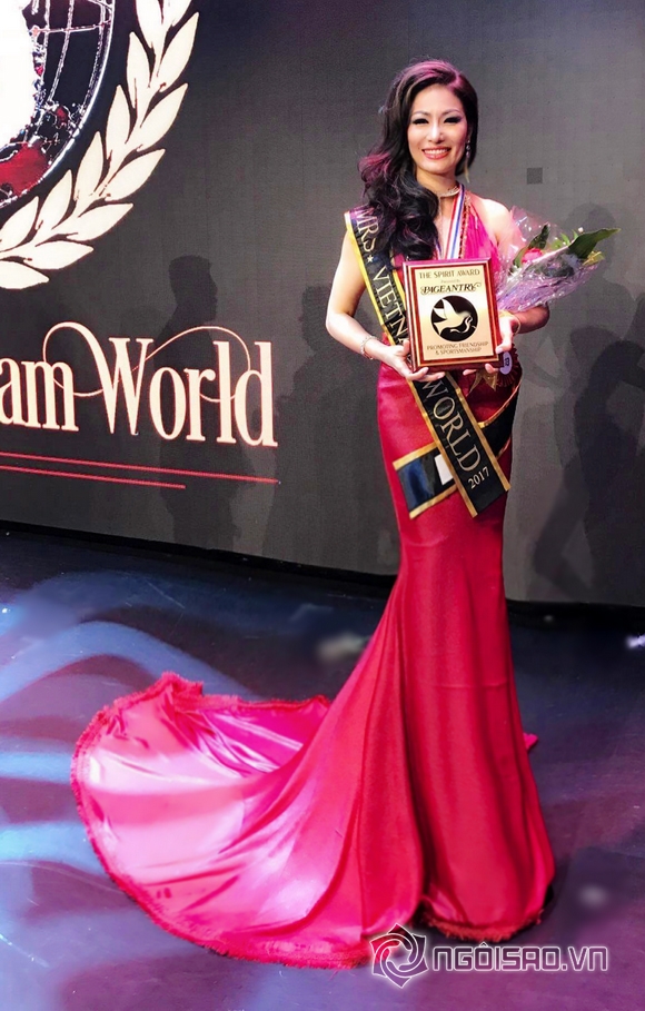 Á hậu Hạnh Thu, Mrs. Vietnam World 2017, sao việt