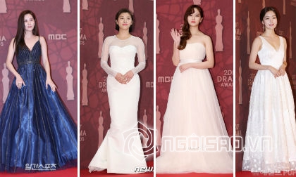 Thảm đỏ MBC Drama Awards: Seohyun (SNSD) nổi bật với đầm công chúa giữa dàn sao nữ chuộng tông trắng