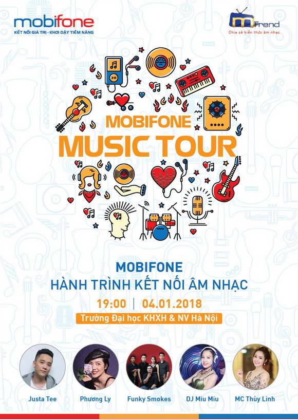 Đêm nhạc của MobiFone, Hành trình kết nối âm nhạc MobiFone, MobiFone music tour