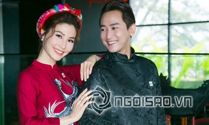 Diễm My, Hứa Vĩ Văn 'không rời nửa bước' tại sự kiện