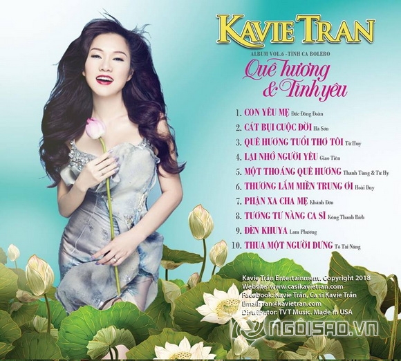 Ca sĩ Kavie Trần, sao việt
