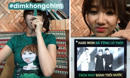 thách đấu đi trên nước của sao Việt, Tea+ đi trên nước