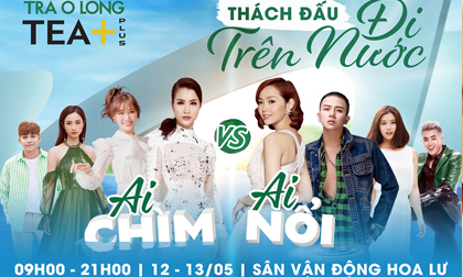 thách đấu đi trên nước của sao Việt, Tea+ đi trên nước