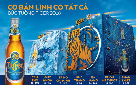 Bức tường Tiger, Tiger beer, Bức tường Tiger 2018
