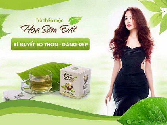 Hoa sâm đất, Trà thảo mộc giảm cân, giảm cân không cần ăn kiêng