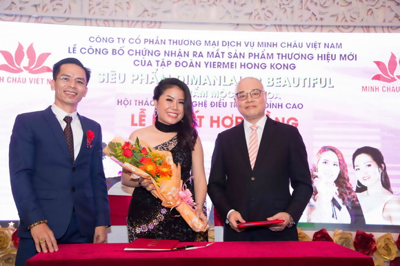 hội thảo đỉnh cao và ra mắt trị nám 2018, Hồ Quang Hiếu, Công ty Minh Châu Việt Nam