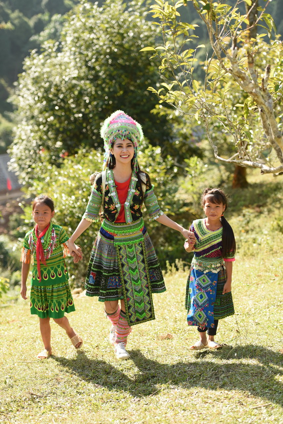 trải nghiệm hành trình di sản tại Yên Bái, Á hậu Nguyễn Liên Phương, Sao Việt