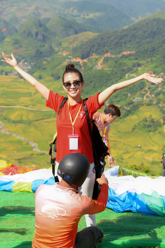 trải nghiệm hành trình di sản tại Yên Bái, Á hậu Nguyễn Liên Phương, Sao Việt